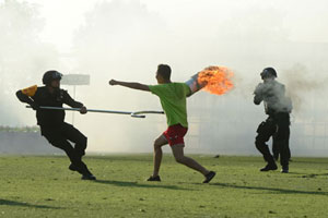 Cobra Storm Troops hold drill in Guilin, S China