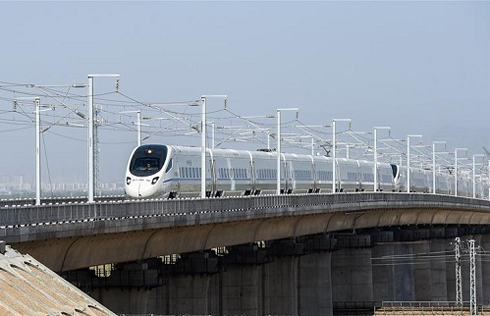 Hohhot-Zhangjiakou high-speed railway tests underway