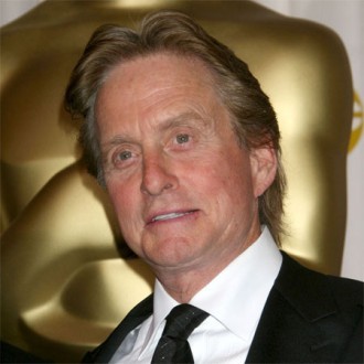 Determined daddy Michael Douglas