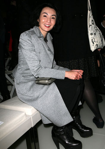 Fashionista Maggie Cheung in London