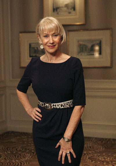 Helen Mirren shows up for a portrait in Beverly Hills