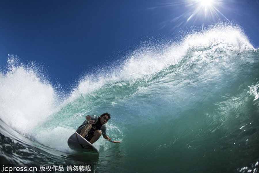 Riding the waves down under