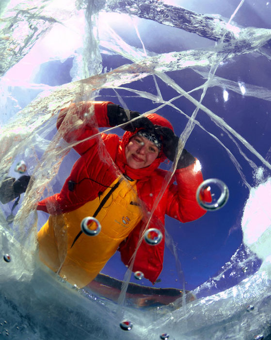 Photographs reveal magical world under Lake Baikal