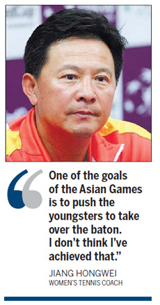 Chinese coach laments dearth of young talent