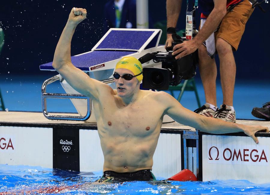 Australia's Horton upsets China's Sun to win men's 400m freestyle gold