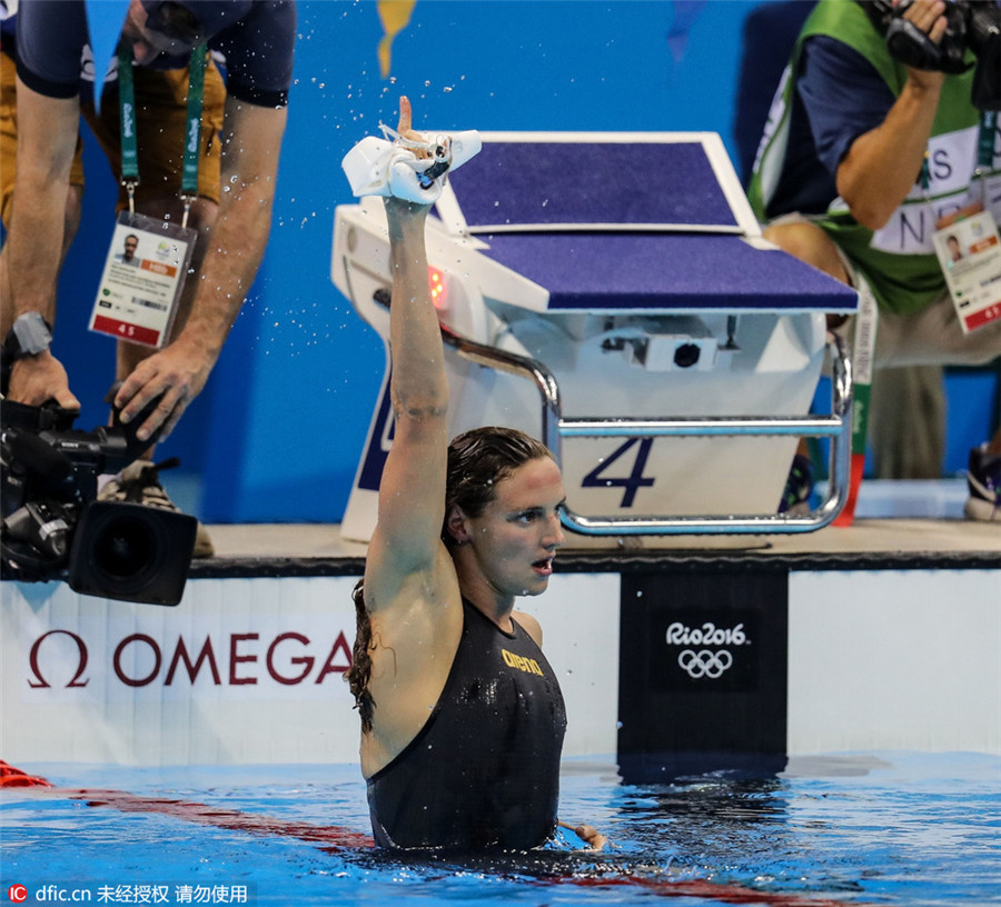 Ace swimmers make record-breaking splash in Rio