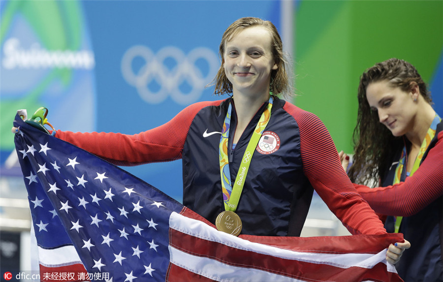 Ace swimmers make record-breaking splash in Rio