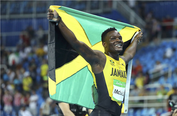 Jamaica's McLeod wins 110m hurdles gold in Rio Olympics