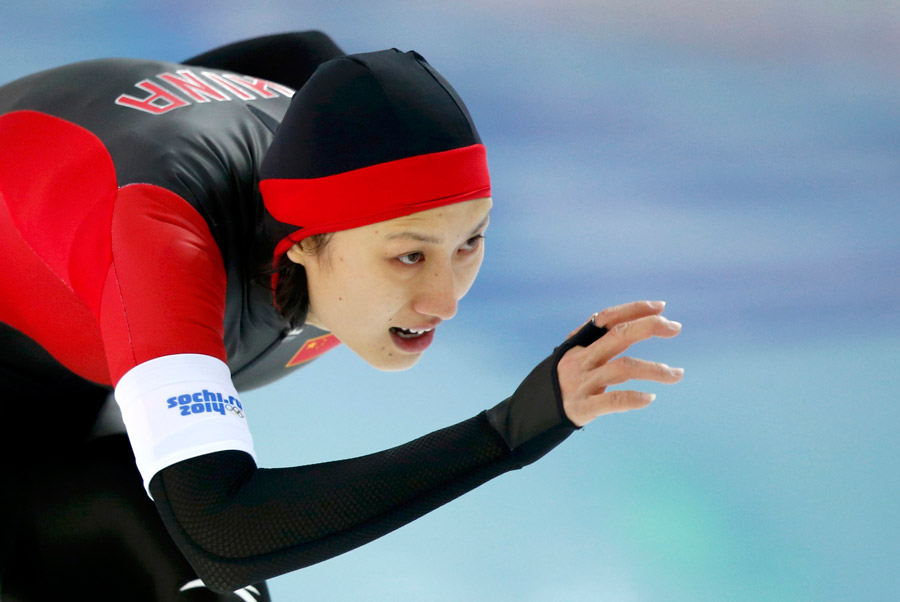 Zhang wins China's first ever gold in Olympic speed skating