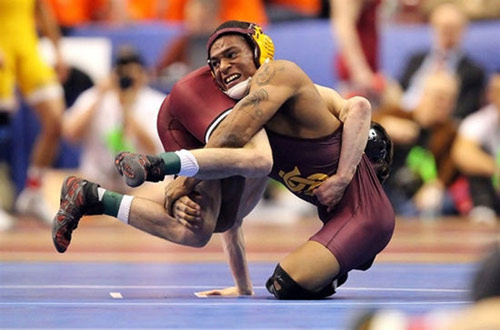 One-legged US wrestler wins NCAA wrestling title