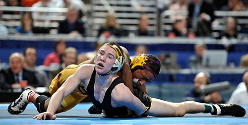 One-legged US wrestler wins NCAA wrestling title