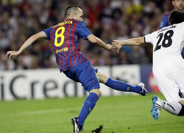 Iniesta, Villa lift wasteful Barca