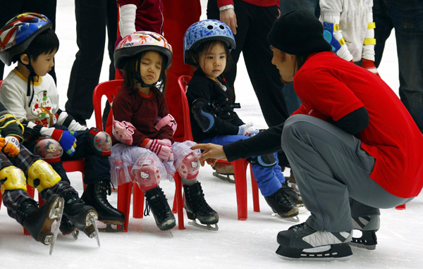 Apolo in Beijing for Special Olympics promotion