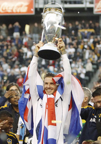 Beckham ends American adventure with second title