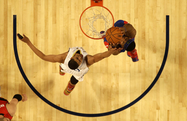 Drummond scores 30 to earn MVP in NBA Rising Stars Challenge