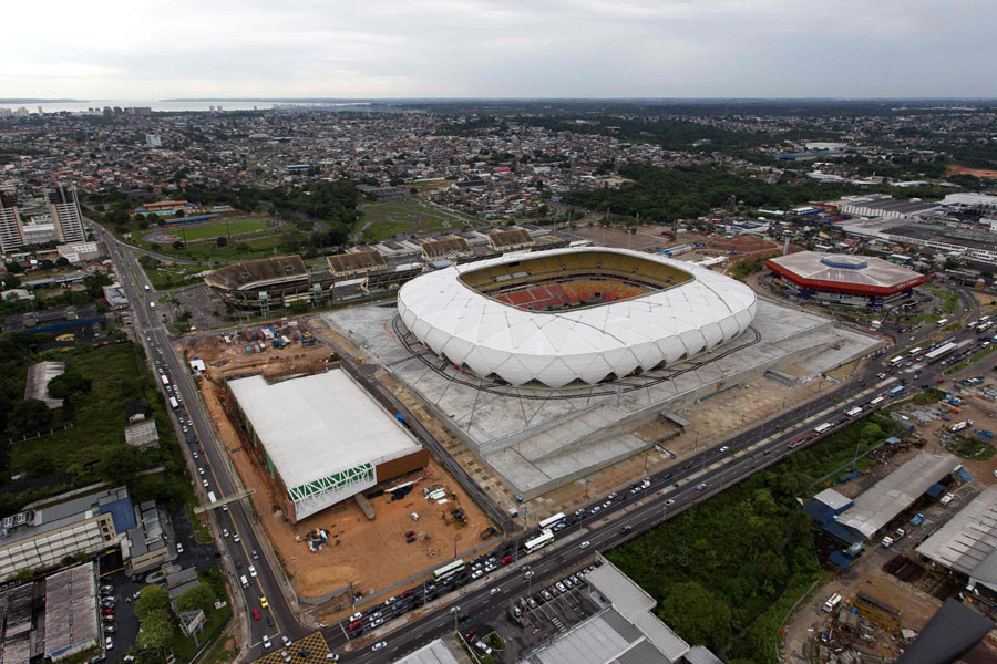 Stadiums hosting 2014 World Cup