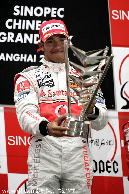 Formula One's champion moments in China