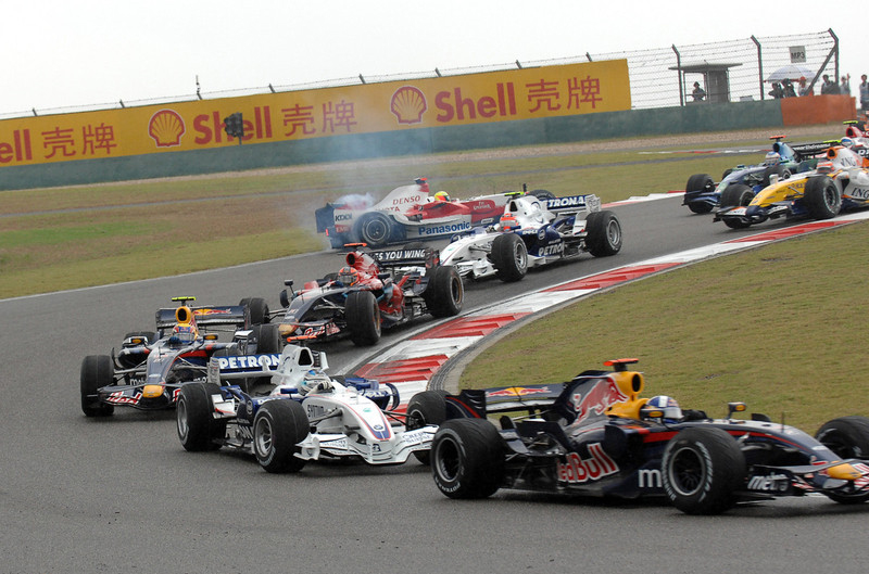 Thrills and spills at Chinese Grand Prix