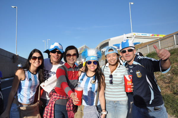 Chinese fans taste World Cup fun