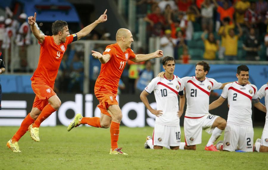 Netherlands beats Costa Rica in penalty shootout