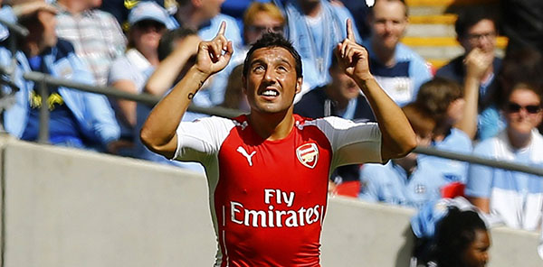 Arsenal must now beat Galatasaray, says Cazorla