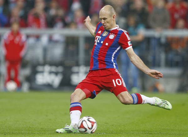 Robben gives Bayern comeback win over Dortmund