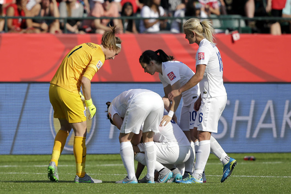 England's heartbreaking own goal gives Japan 2011 re-match against US