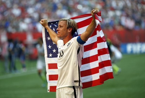 Lloyd hat trick leads US over Japan 5-2 for World Cup title