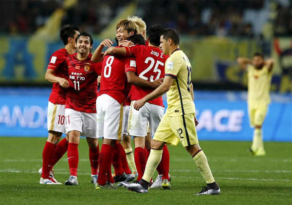 Guangzhou beats Club America to advance at Club World Cup