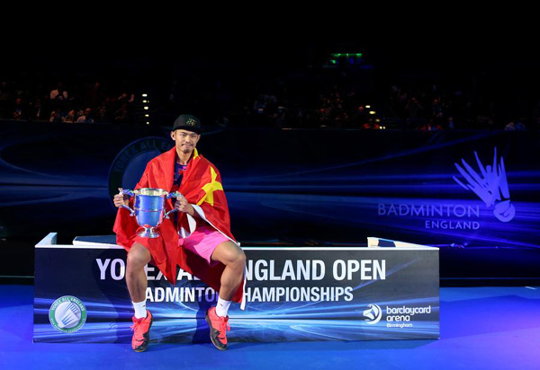 Lin Dan wins his sixth All England title, Wang denied hat-trick