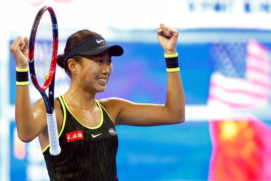 China's Zhang Shuai wins tiebreaker to enter third round