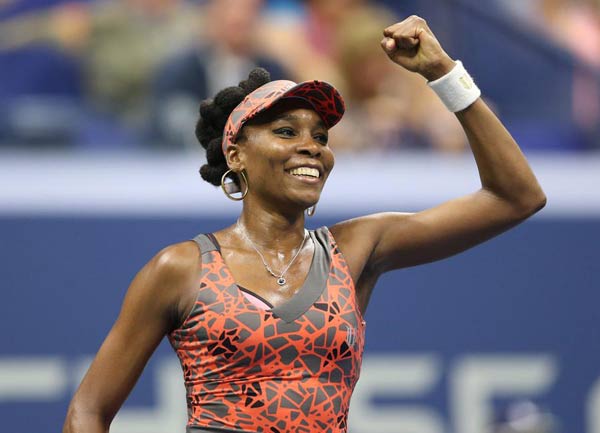 Williams edges Kvitova for 1st US Open semifinal since 2010