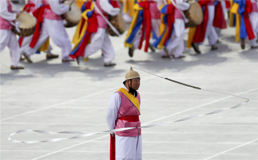 Hightlights from Incheon Asian Games opening ceremony