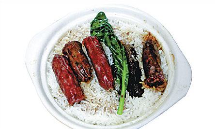 Cured meats and crusty claypot rice