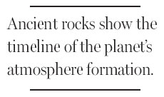 Earth's abundance of oxygen, and how it arrived