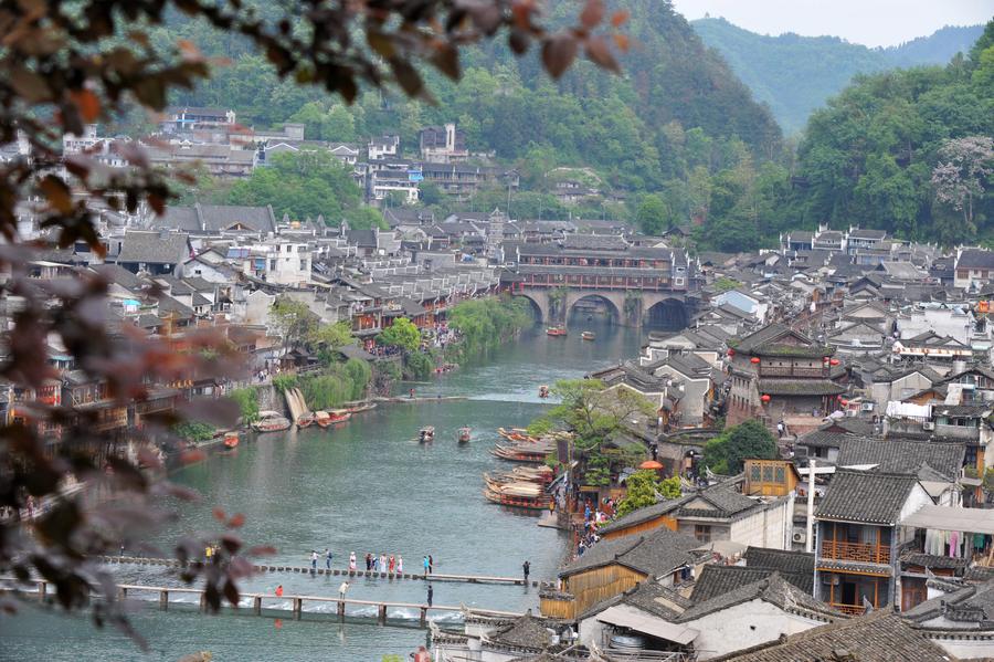 Fenghuang ancient town in Central China