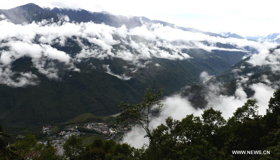 Medog county in Tibet