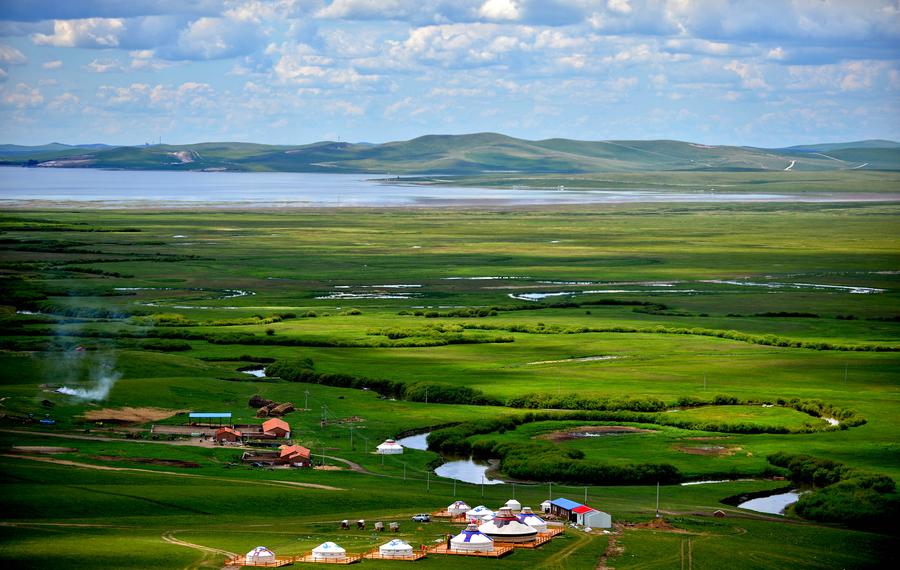 Scenery of Ulgai Grassland in N China