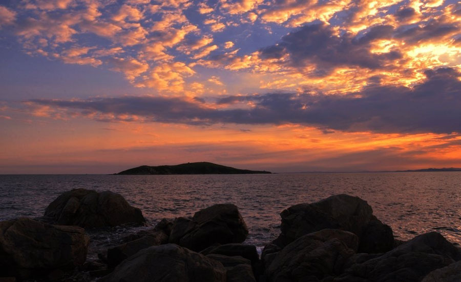 Beautiful summer scenery: Juhua Island