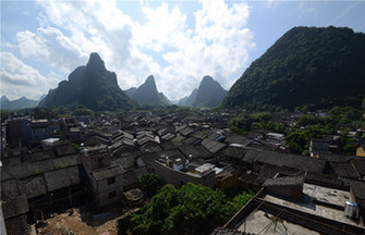 Scenery of Huoshan bamboo forests in Anhui