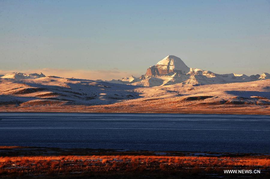 Picturesque scenery of Mount Kailash in Tibet