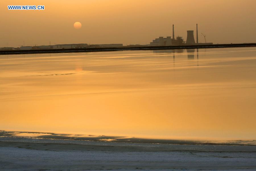 Scenery of sylvite base in China's Xinjiang