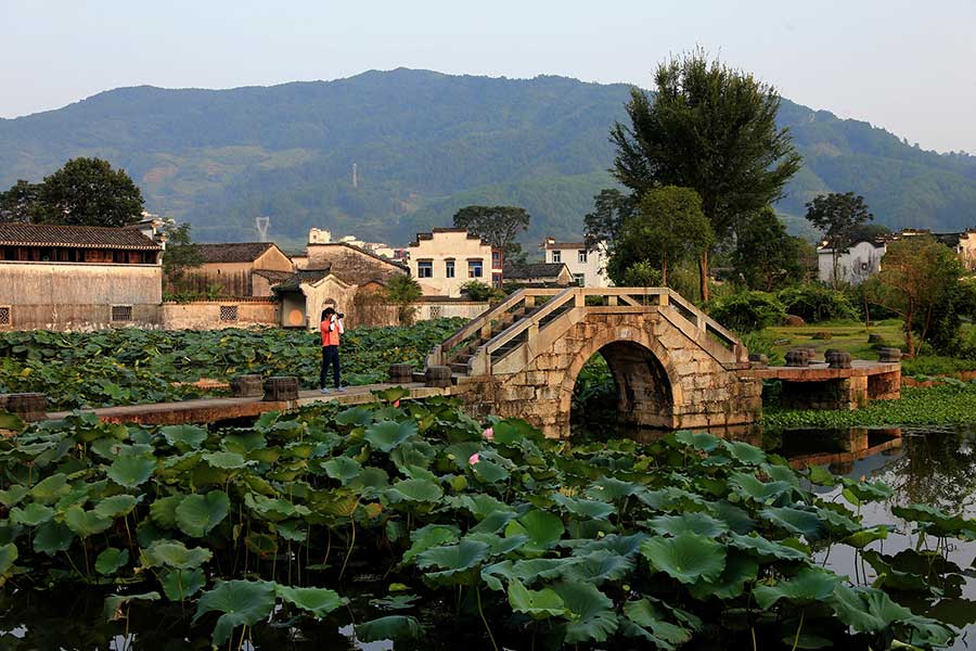 Chengkan village in early autumn