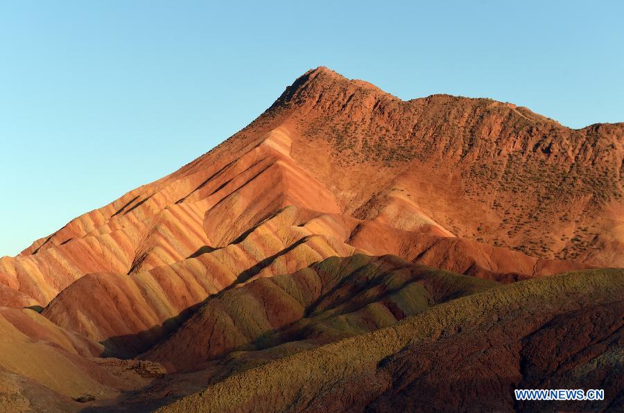 Scenery of Danxia landform in Gansu, NW China