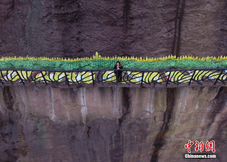 3D artists add to the fear factor of cliff path