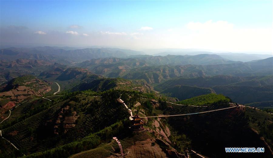 Huoshizhai National Geopark attracts tourists in NW China