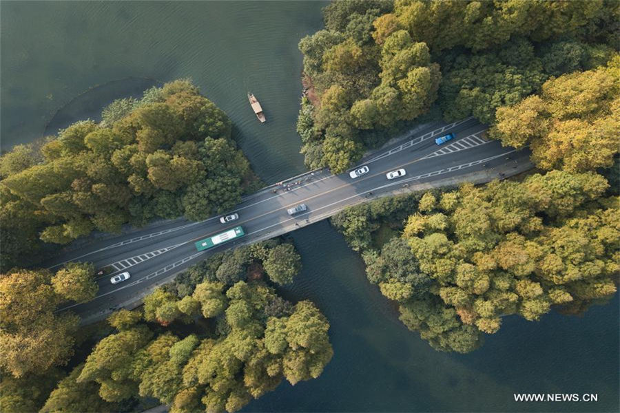 A look at West Lake in E China's Zhejiang