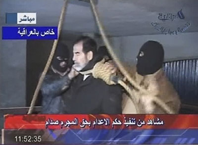 Saddam Hussein hanged