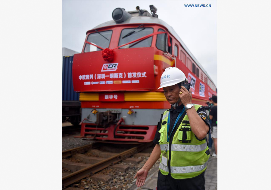 New Sino-European freight train leaves from Shenzhen