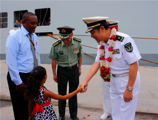 15th Chinese naval escort taskforce visits Kenya